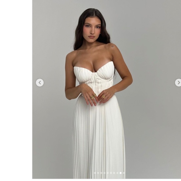 House of CB Amorata White Midi Dress - Picture 12 of 16